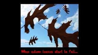 Frank Sinatra Autumn Leaves With Lyrics