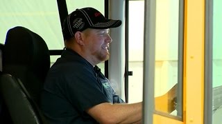 Bus driver builds ramp to help disabled passenger