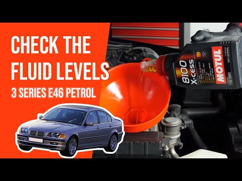 How to check the fluid levels BMW 316i E46 📏