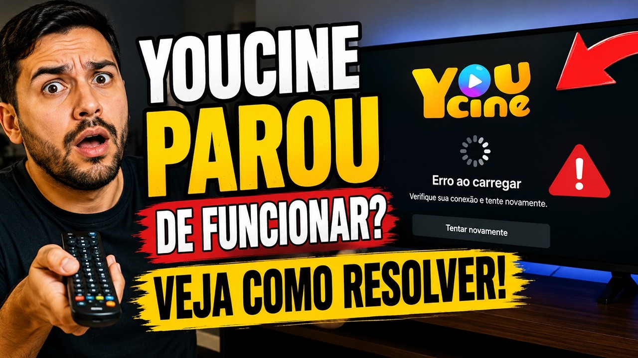 YOUCINE PAROU DE FUNCIONAR? YOUCINE CAIU? YOUCINE ESTÁ FORA DO AR? VEJA A SOLUÇÃO!