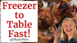 How to Make the BEST Freezer-Marinated Chicken Legs – Quick & Easy Broiler Dinner in Minutes!