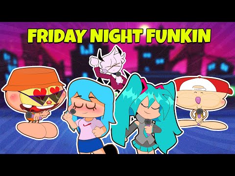 Mongo e Drongo em Friday Night Funkin'. FNF com Selever, Sarvente, Miku e Sky