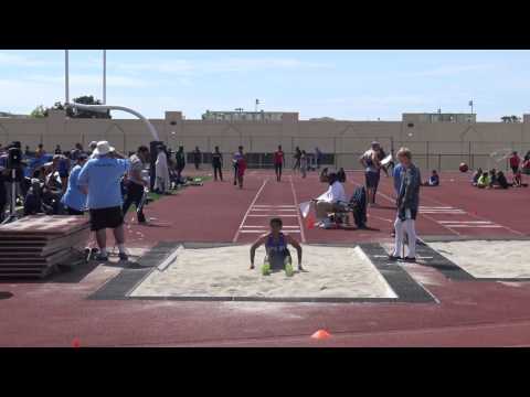 Jose Rubio (Long Jump) 1st Flight at Beach Cities  3-25-17
