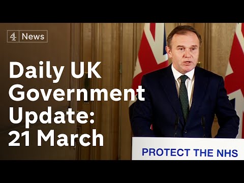 UK gov coronavirus update: Shoppers told not to stockpile - 21st March
