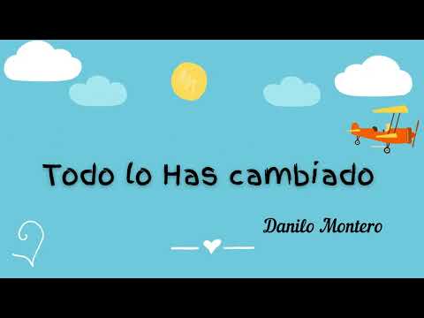 Todo lo has cambiado Danilo Montero sin coro Pista Karaoke tonalidad mujer