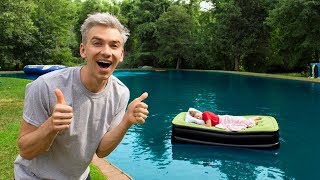 GRACE SHARER WAKES UP IN BACKYARD POND PRANK!!