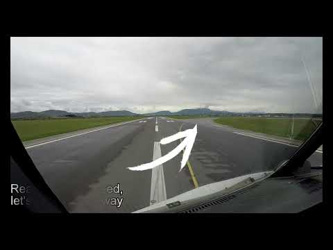 LOWG/ GRZ approach and landing runway 34C