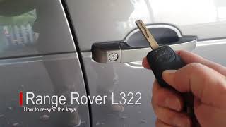 Range Rover Key Sync Procedure - L322 MKIII