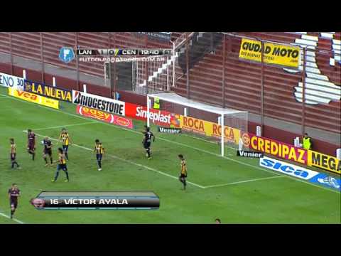 Gol Ayala. Lanús 1 Rosario Central 0. Final 2014. Fecha 10. Fútbol Para Todos.