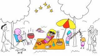 In de tuin, achter de achtertuin