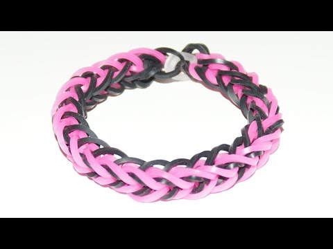 Loom Bandz Anleitung Deutsch, ein schönes Armband knüpfen, in HD