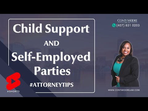 Child Support and Self-Employed Parties