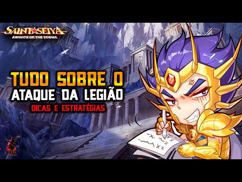 NUNCA MAIS PERCA UM ATAQUE DA LEGIÃO COM ESSAS ESTRATÉGIAS! DICAS! Saint Seiya Awakening!