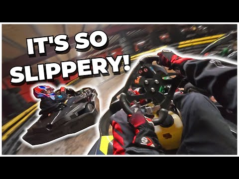 KARTING on a WET INDOOR TRACK at Fastlane Karting