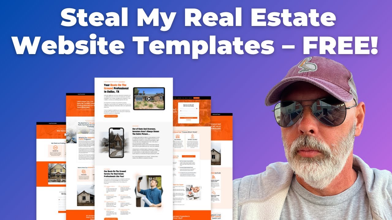 Grab 9 FREE Real Estate Wholesaling Website Templates (No Catch)