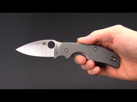Spyderco Sage 2 C123TIP Reeve Integral Titanium Frame Lock Folding 