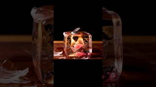 火を内包した氷を彫刻刀で削る Carving Ice That Contains Fire with a Chisel #ice #chisels #asmr #shorts #ai