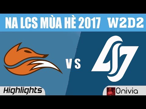 FOX vs CLG Highlights Game 1 NA LCS Summer 2017 Echo Fox vs Counter Logic Gaming G1