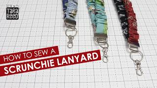 Easy Scrunchie Lanyard Tutorial | Beginner Sewing Project You Can Sell