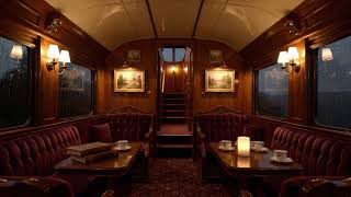 Midnight Express Train Ride in The Rain | 10 Hours to Carry you safe through The Night