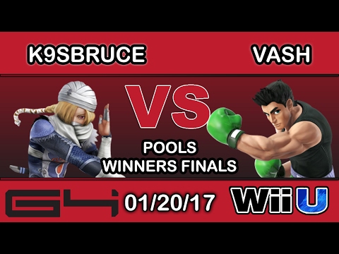 Genesis 4 - K9sbruce (Sheik) Vs. PWRUP | Vash (Little Mac) WF: E4 - Smash Wii U