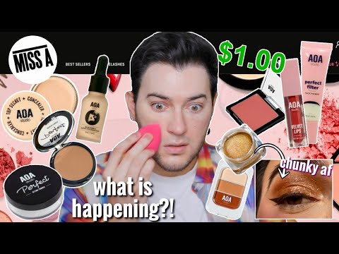 I bought EVERY piece of Shop Miss A makeup for a dollar... it gets rough