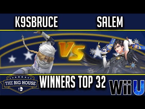 The Big House 8  WINNERS TOP 32 - R | K9sbruce (Sheik, Diddy Kong) vs Liquid MVG | Salem (Bayonetta)