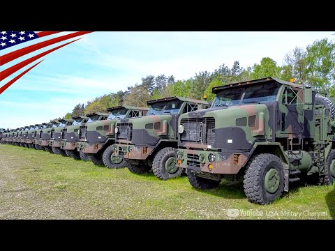 100 New US Tank Transporters Quickly Move Heaviest M1 Tanks & Other Vehicles in Europe