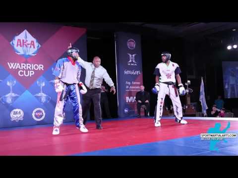 Willie Hick v Kevin Walker Mens Sparring 2016 AKA Warrior Cup