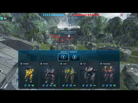War Robots - Test server insane Loki with infinite stealth.