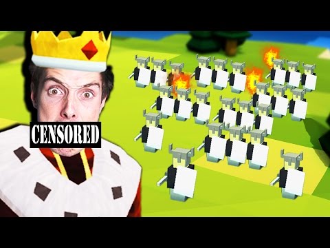 HUGE VIKING ARMY vs IDIOT - Kingdoms and Castles #1