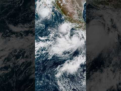 HURACÁN POLO amenaza BAJA CALIFORNIA con VIENTOS E INUNDACIONES #shorts