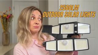 2500LM Solar Security Light with Motion Sensor & 3 Modes - Full Review