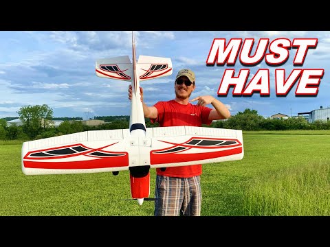 BEST RC Plane Under $200 of 2020 - Arrows Bigfoot 1300mm Lights & Flaps - TheRcSaylors