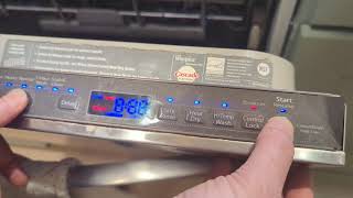 Diagnostic mode for Whirlpool Dishwasher (WDT720PADM2). Required for a new heating element.