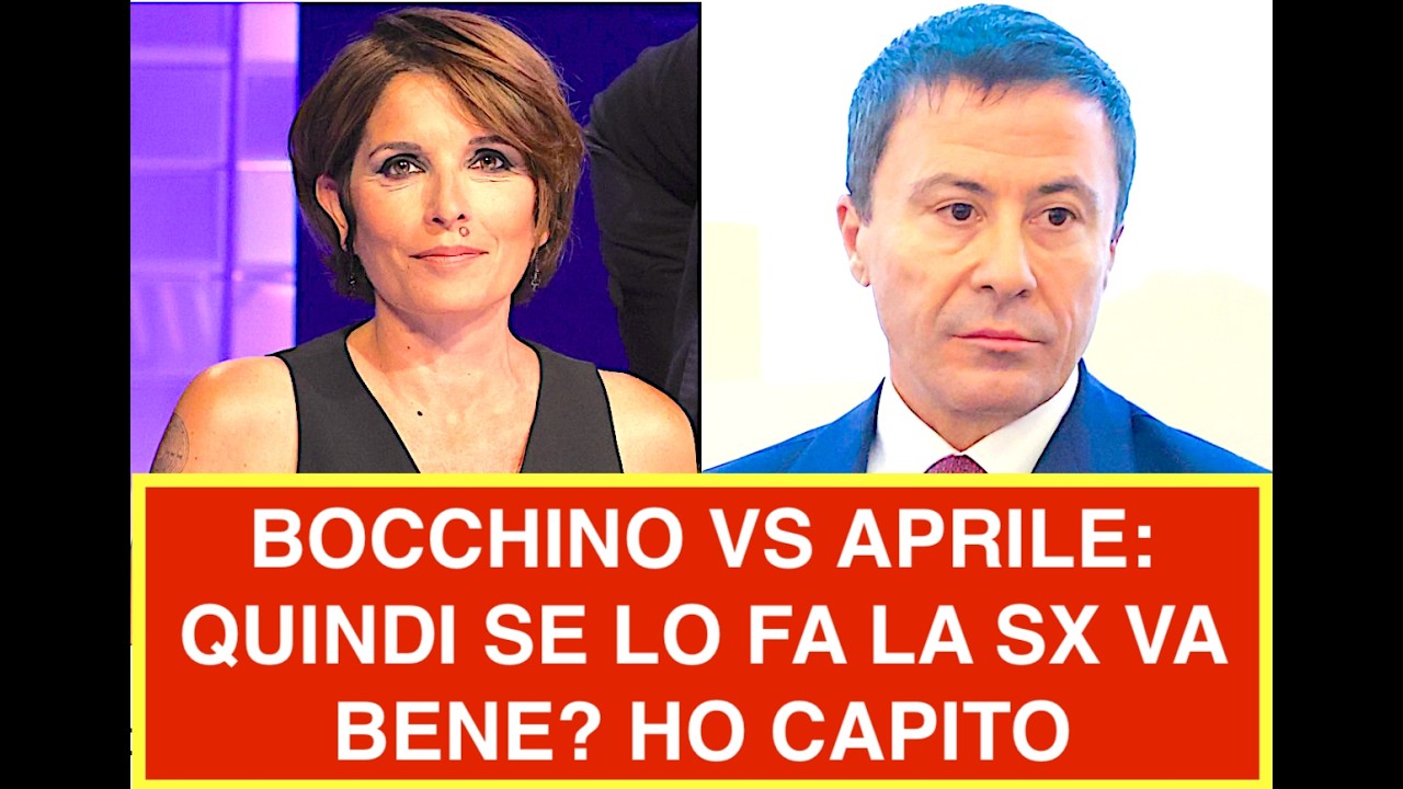 BOCCHINO VS APRILE: QUINDI SE LO FA LA SX VA BENE? HO CAPITO