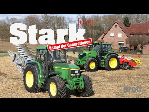 STARK - Kampf der Generationen: John Deere 6910 vs. 6155R