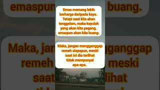 Download lagu Jangan meremehkan orang lain.  #menghargai #katakatabijak mp3