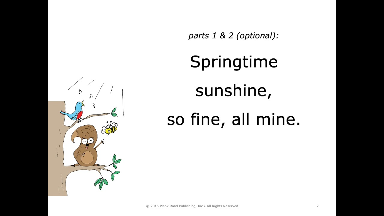 Springtime Sunshine - Presentation Kit excerpt