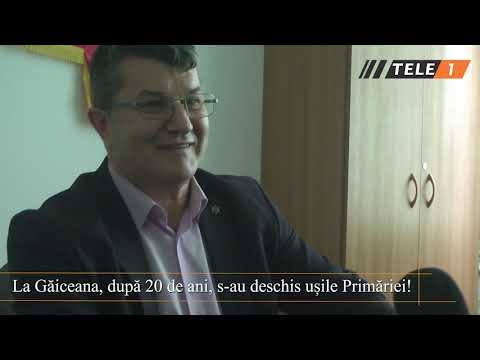 La Găiceana, după 20 de ani, s-au deschis ușile Primăriei!