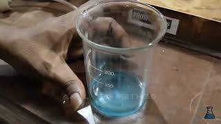 Copper Sulphate (CusO4) indicator for Alumina test.
