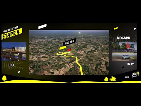 Tour de France 2023 - Présentation de l'Étape 4 / Dax - Nogaro
