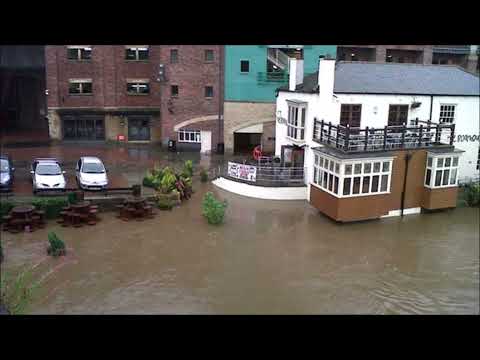 DURHAM CITY FLOODED 2012