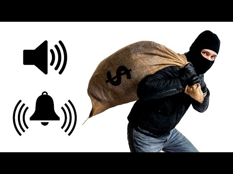 Burglar Break-In Bank Alarm Sound Effect 👤🏦🚨