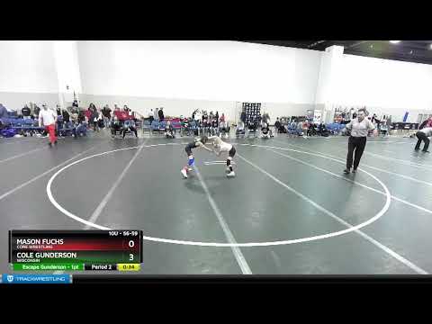 56-59 Lbs Round 5 - Cole Gunderson, Wisconsin Vs Mason Fuchs, CORE Wrestling 8866