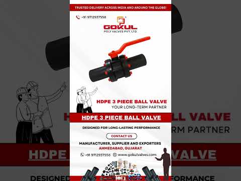 125MM to 200MM HDPE Ball Valve