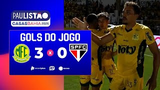 Mirassol 3 x 0 São Paulo: confira os gols do jogo na narração de Cléber Machado