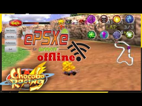 Chocobo Racing - Gameplay PSX /PS1 / PS One / HD 720P (Epsxe)