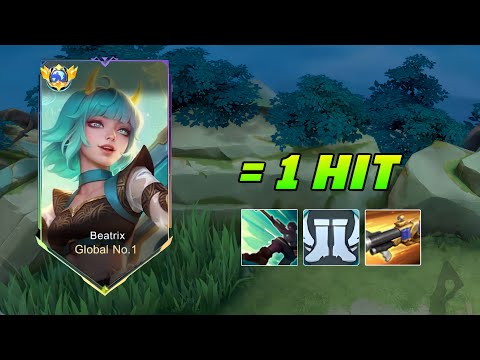 SAVAGE!! BEATRIX 1HIT? NEW BEST BUILD AND EMBLEM 2023 REVEAL!!! (please try)