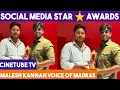 Malesh Kannan Voice Of Madras Awardee Cinetube Tv Social Media Star Awards Cinetubetv1553